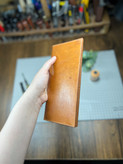 کیف پول کتی چرم طبیعی دستدوز چرم براتی