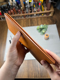 کیف پول کتی چرم طبیعی دستدوز چرم براتی